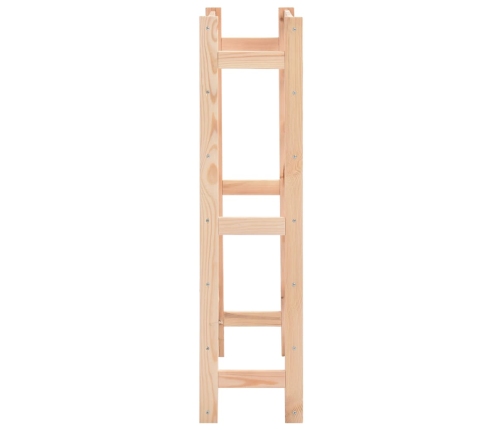 vidaXL vīna pudeļu statīvs 42 pudelēm, priedes koks