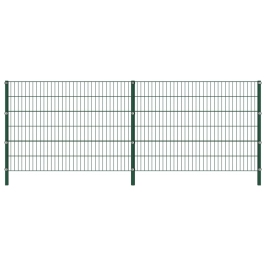 Žoga Panelis Ar Stabiem, 3,4 M, Zaļa Dzelzs Vidaxl