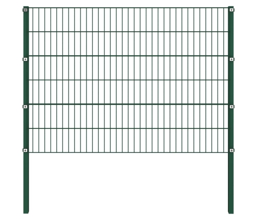 Žoga Panelis Ar Stabiem, 3,4 M, Zaļa Dzelzs Vidaxl