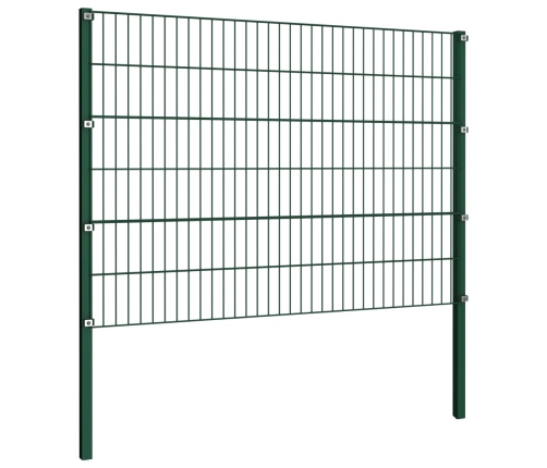 Žoga Panelis Ar Stabiem, 6,8 M, Zaļa Dzelzs Vidaxl