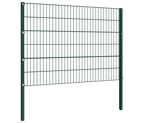 Žoga Panelis Ar Stabiem, 10,2 M, Zaļa Dzelzs Vidaxl