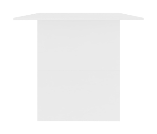 vidaXL virtuves galds, balts, 180x90x76 cm, inženierijas koks