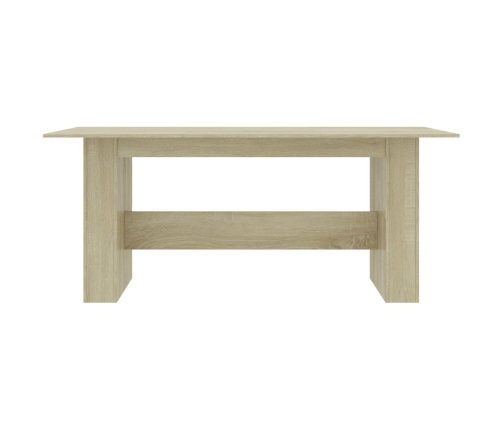 vidaXL virtuves galds, 180x90x76 cm, ozolkoka krāsā, inženierijas koks