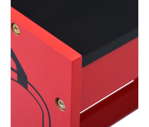 3-Daļīgs Bērnu Galda Un Krēslu Komplekts, Ugunsdzēsēju Mašīna Vidaxl