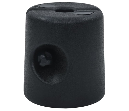 vidaXL dārza nojumes atsvari, 4 gab., PE, melni