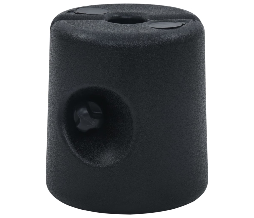 vidaXL dārza nojumes atsvari, 4 gab., PE, melni