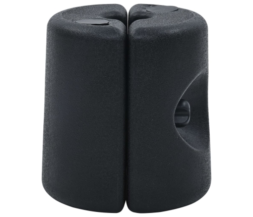 vidaXL dārza nojumes atsvari, 4 gab., PE, melni