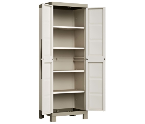 Keter Skapis Excellence Ar Plauktiem, Bēšs Un Pelēkbrūns, 182 Cm