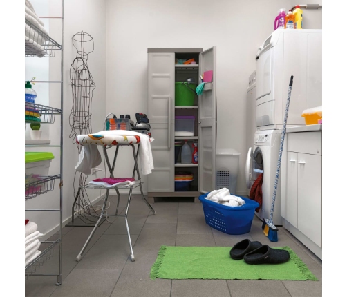 Keter Skapis Excellence Ar Plauktiem, Bēšs Un Pelēkbrūns, 182 Cm