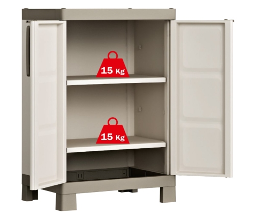 Keter Zemais Skapis Excellence, Bēšs Un Pelēkbrūns, 97 Cm