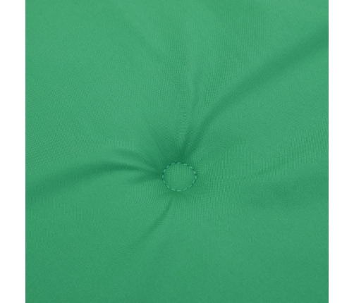 vidaXL dārza krēslu spilveni, 4 gab., zaļi, 100x50x3 cm, audums