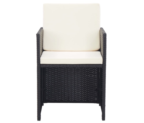 17-Daļīgs Dārza Mēbeļu Komplekts Ar Matračiem, Pe Rotangpalma Vidaxl