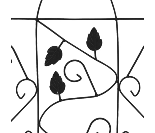 vidaXL vīteņaugu balsti, 3 gab., melni, 40x100 cm, dzelzs