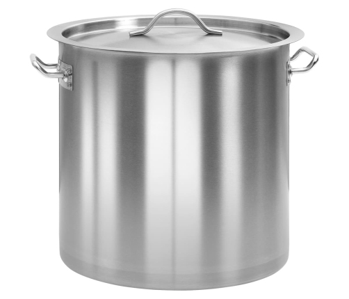 vidaXL zupas katls, 26 L, 32x32 cm, nerūsējošs tērauds