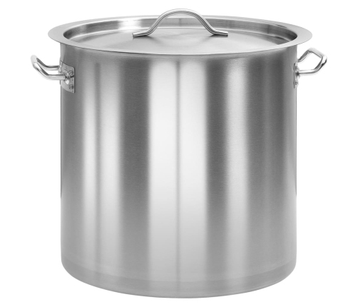 vidaXL zupas katls, 35 L, 36x36 cm, nerūsējošs tērauds