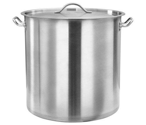vidaXL zupas katls, 50 L, 40x40 cm, nerūsējošs tērauds