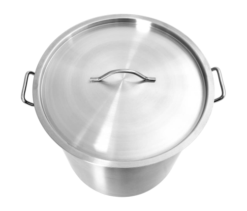 vidaXL zupas katls, 50 L, 40x40 cm, nerūsējošs tērauds
