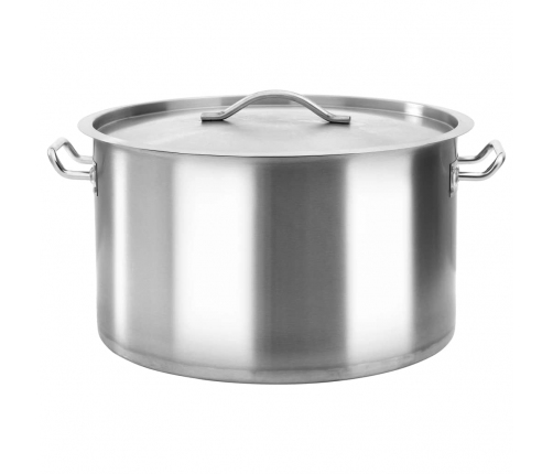 vidaXL zupas katls, 44 L, 45x28 cm, nerūsējošs tērauds