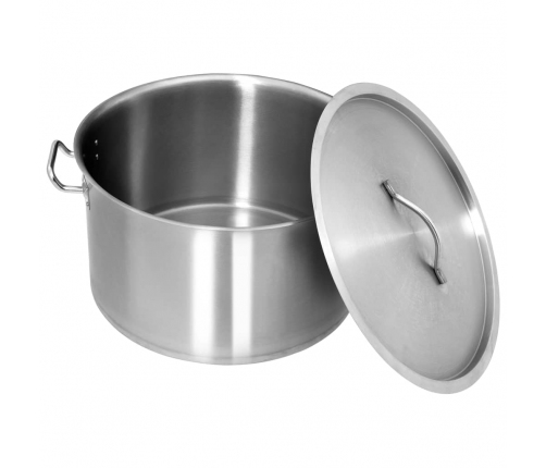 vidaXL zupas katls, 58 L, 50x30 cm, nerūsējošs tērauds