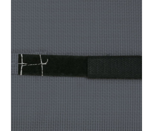vidaXL pludmales krēsla galvas balsts, 40x7,5x15 cm, pelēks tekstilēns