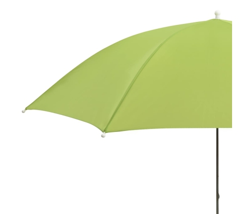 vidaXL kempinga krēslu saulessargi, 2 gab., zaļi, 105 cm