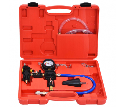 vidaXL dzesēšanas sistēmas attīrīšanas un uzpildīšanas komplekts