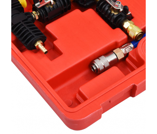 vidaXL dzesēšanas sistēmas attīrīšanas un uzpildīšanas komplekts