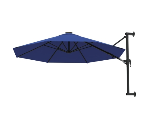 Saulessargs Ar Metāla Kātu, Zils, 300 Cm Vidaxl