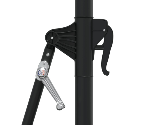 Saulessargs Ar Metāla Kātu, Zils, 300 Cm Vidaxl