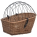 vidaXL velosipēda aizmugurējais grozs ar pārsegu, 55x31x36 cm, vītols