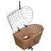 vidaXL velosipēda aizmugurējais grozs ar pārsegu, 55x31x36 cm, vītols