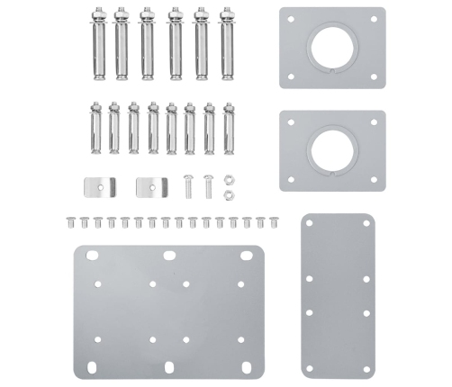 vidaXL izvelkams sānu aizslietnis, brūns, 140x600 cm