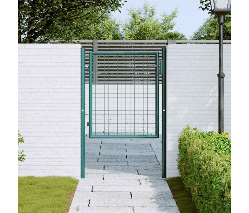 vidaXL žoga vārti, zaļi, 100x75 cm, tērauds