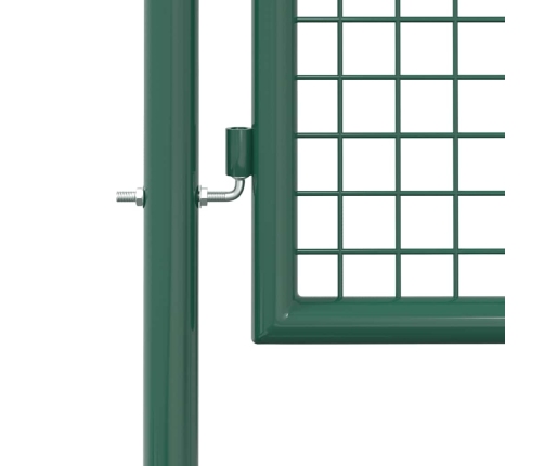 vidaXL žoga vārti, zaļi, 100x75 cm, tērauds