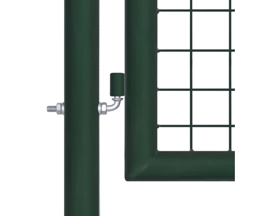 vidaXL žoga vārti, zaļi, 100x125 cm, tērauds