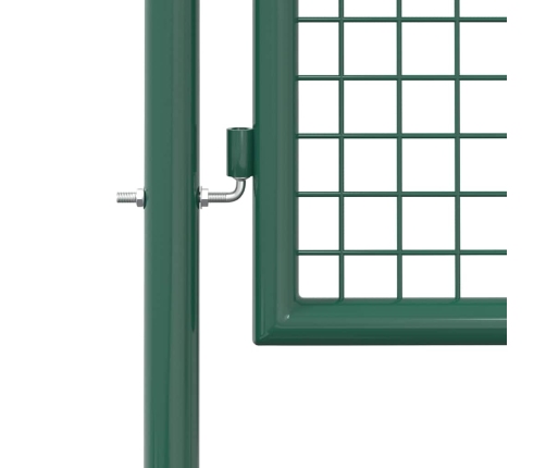 vidaXL žoga vārti, zaļi, 100x125 cm, tērauds