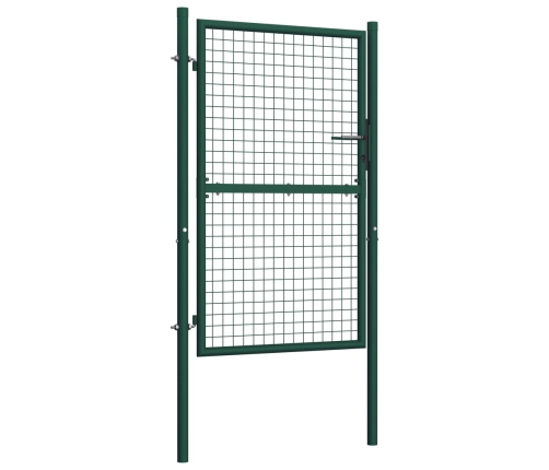 vidaXL žoga vārti, tērauds, 100x150 cm, zaļi
