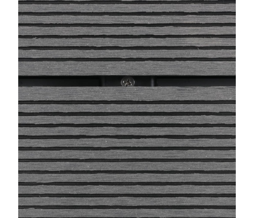 vidaXL āra dušas pamatne, pelēka, 110x62 cm, WPC, nerūsējošs tērauds