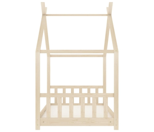 Bērnu Gultas Rāmis, 80X160 Cm, Priedes Masīvkoks Vidaxl