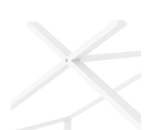 Bērnu Gultas Rāmis, Balts, Priedes Masīvkoks, 80X160 Cm Vidaxl