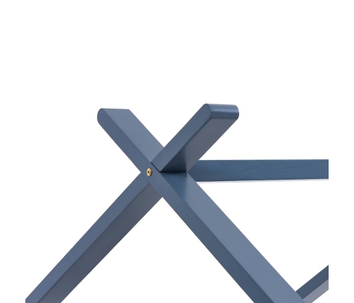 vidaXL bērnu gultas rāmis, pelēks, 80x160 cm, priedes masīvkoks