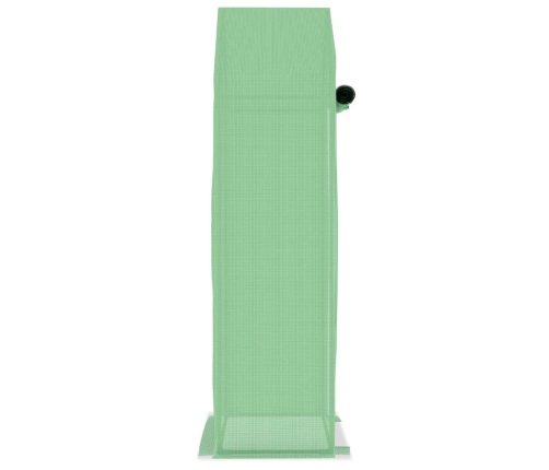 vidaXL siltumnīca ar tērauda pamatni, 0,5 m², 1x0,5x1,9 m