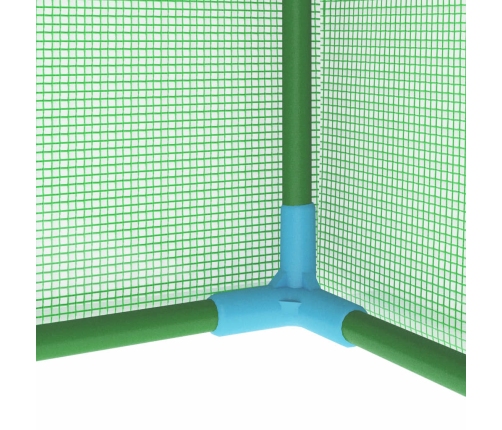 vidaXL siltumnīca ar tērauda pamatni, 0,5 m², 1x0,5x1,9 m