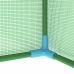 vidaXL siltumnīca ar tērauda pamatni, 0,5 m², 1x0,5x1,9 m