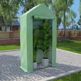 Siltumnīca Ar Tērauda Pamatni, 0,5 M², 1X0,5X1,9 M Vidaxl