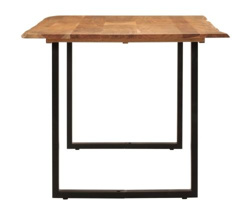 vidaXL virtuves galds, 180x90x76 cm, akācijas masīvkoks