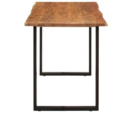 vidaXL virtuves galds, 140x70x76 cm, akācijas masīvkoks