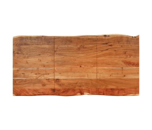 vidaXL virtuves galds, 140x70x76 cm, akācijas masīvkoks