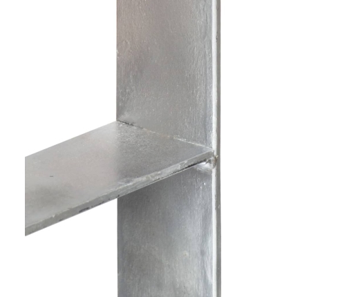 Žogu Stiprinājumi, 2 Gab., Sudraba Krāsa, 9X6X60 Cm, Tērauds Vidaxl