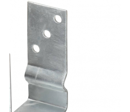 Žogu Stiprinājumi, 12 Gab., Sudraba Krāsa, 12X6X15 Cm, Tērauds Vidaxl